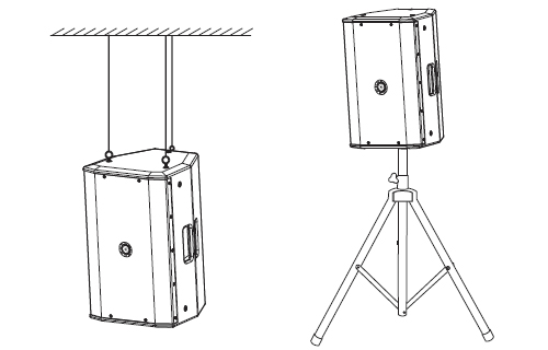 意大利PRS 劇場成人羞羞国产视频羞羞漫画官网 演出 無源音箱 PRS羞羞漫画官网 TW係列 TW10全頻音箱TW10安裝圖