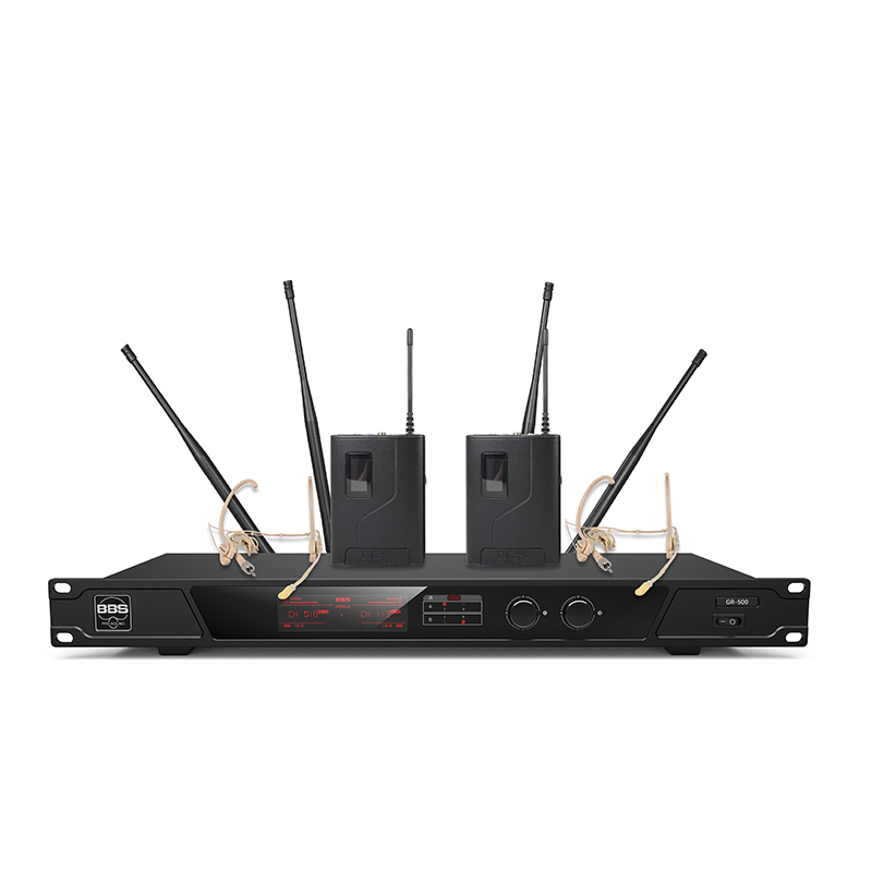 GR-500 真分集一拖二 頭戴、領夾