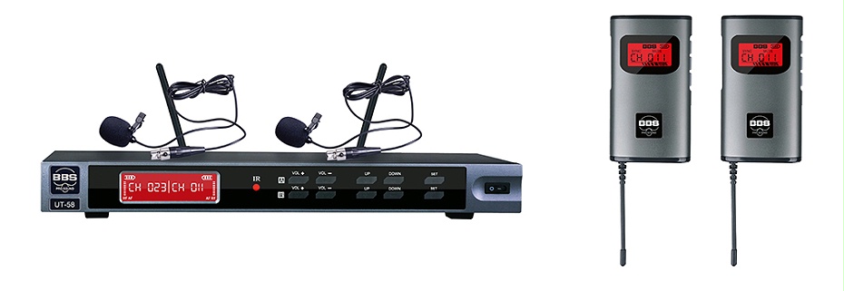 領夾話筒BBS話筒 UT-58 教學話筒(手持/領夾/頭戴可選)、演講麥克風、培訓教育話筒