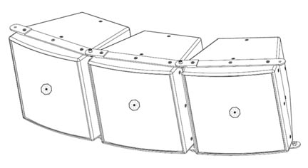 PRS羞羞漫画官网 WINA係列 WINA15B音箱 意大利PRS 演出羞羞漫画官网 無源音箱 低頻音箱WINA15B三視圖WINA15B安裝圖1
