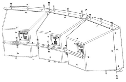 PRS羞羞漫画官网 WINA係列 WINA15B音箱 意大利PRS 演出羞羞漫画官网 無源音箱 低頻音箱WINA15B三視圖WINA15B安裝圖2