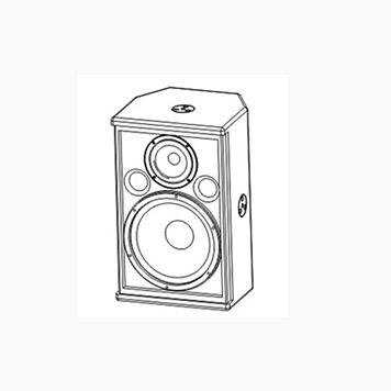 X8 內置2分頻8英寸全頻揚聲器係統 X8 內置2分頻8英寸全頻揚聲器係統