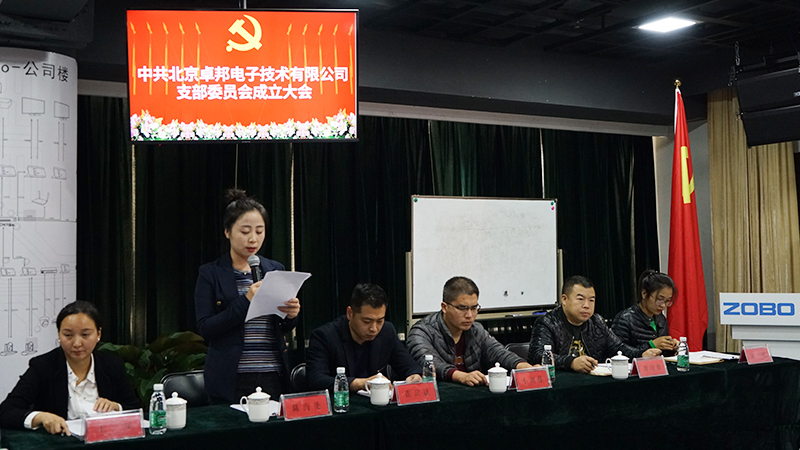 中共北京羞羞APP大全電子技術有限公司支部委員會成立